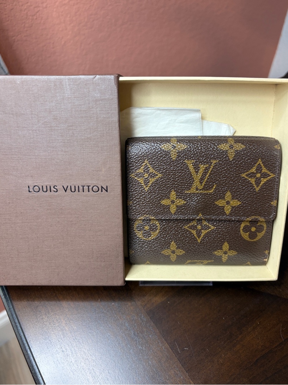 Louis Vuitton Monogram Canvas Compact Wallet - Brown/Gold
